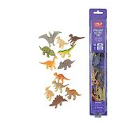 Wild Republic Nature Tube Dinosaure, 18 Espèces de Dinosaure Animaux Miniatures, Cadeau de Noël pour Enfants, Figurines à Collectionner, Super pour Le Jeu Interactif