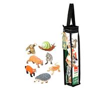 Wild Republic Nature Tube Land Critters, Figurines, Jouets Éducatifs, Coffret de Jeu Interactif