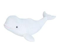 Wild Republic Cuddlekins Béluga, Animal en Peluche, 30 cm, Cadeau pour Bébés, Peluche Écologique, Rembourrage Fabriqué à Partir de Bouteilles d’Eau Recyclées, White