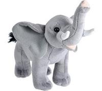 Wild Republic Wild Calls Éléphant, Cris Authentiques d’Animaux, Peluche Jouet, 20 cm, Cadeau de Naissance, Peluche Sonore, Rembourrage Fabriqué à Partir de Bouteilles d’Eau Recyclées