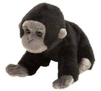 Wild Republic peluche gorille junior 13 cm noir Noir G