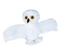 Wild Republic - Peluche Huggers Harfang des neiges - Rembourrage bouteilles d'eau recyclées - 20 cm