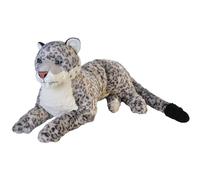 Wild Republic Peluche Cuddlekins Jumbo Léopard des neiges 76 cm Gris
