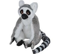 Wild Republic peluche lémurien à queue rousse junior 30 cm en peluche blanche Gris G