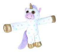 Wild Republic peluche licorne 20 cm en peluche blanc/or/violet Doré G