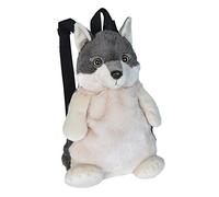 Wild Republic Peluche Loup en Forme du Sac à Dos, Jouet pour Enfant 36 cm, 14"