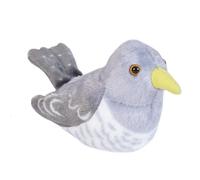 Wild Republic Peluche Oiseau Coucou Gris Avec Son 18 Cm