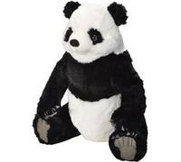 Wild Republic peluche panda junior 76 cm en peluche noir/blanc Blanc G