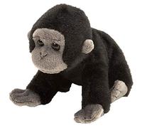 Wild Republic peluche gorille junior 13 cm noir Noir