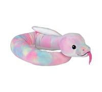 Wild Republic Squishy Snake Sorbet, Peluche, 132 cm, Rempli de Bouteilles d'eau recy s