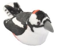 wildrepublic - peluche sonore pic épeiche Blanc