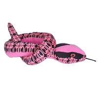 Wild Republic Plush Snake Liens Rose, Peluche Serpent, Animal en Peluche 137 cm, Idée Cadeau de Naissance Fille ou Garçon, Jouet Écologique, Rembourré de Bouteilles Recyclées