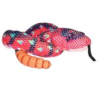 Wild Republic serpent à sonnette en peluche 137 cm en peluche rouge/vert Vert