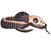 Wild Republic Plush Snake Squelette, Peluche Serpent, Animal en Peluche 137 cm, Idée Cadeau de Naissance Fille ou Garçon, Jouet Écologique, Rembourré de Bouteilles Recyclées