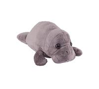 Wild Republic Pocketkins Eco Lamantin, Animal en Peluche, 12 cm, Jouet en Peluche, Fabriqué à partir de Matériaux Recyclés, Écologique