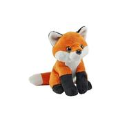 Wild Republic Pocketkins Eco Renard Rouge, Animal en Peluche, 12 cm, Rembourrage en Bouteilles d'eau recyclées filées