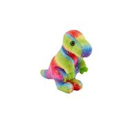 Wild Republic Pocketkins Eco T-Rex Rainbow, Peluche, 12 cm, Jouet en Peluche, Fabriqué à partir de Matériaux Recyclés, Écologique