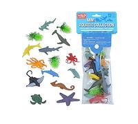 Wild Republic Polybag Mini Aquatique, Lot de Figurines, Douze Espèces Vivant dans la Aquatique, Cadeau pour Enfants, Super pour Le Jeu Interactif