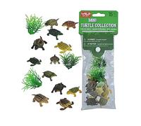 Wild Republic Polybag Mini Tortue, Lot de Figurines, Douze Espèces Vivant dans la Tortue, Cadeau pour Enfants, Super pour Le Jeu Interactif
