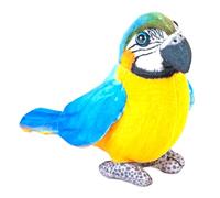 Wild Republic Rainforest Ara de Spix, Peluche, 11 cm, Rempli de Bouteilles d'eau recy s, Spixs Macaw