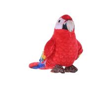 Wild Republic Rainforest Ara Écarlate, Peluche, 11.4 cm, Rembourrage en Bouteilles d'eau recyclées filées