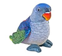 Wild Republic Rainforest Perroquet à croupion Bleu, Peluche, 11 cm, Rempli de Bouteilles d'eau recyclées