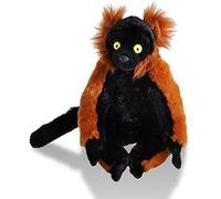 Wild Republic Red Ruffed Lemur Plush, Peluche, Jouet Peluche, Cadeaux pour enfants, Cuddlekins12 pouces G