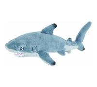 Wild Republic requin en peluche junior 20 cm gris/blanc