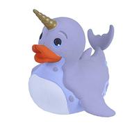 Wild Republic Rubber Duck, Canard en Caoutchouc Narval, Jouet de Bain, Idée Cadeau pour Bébé, Canard en Plastique, Super Cadeau pour Les Enfants et Les Adultes, 10 cm 24344