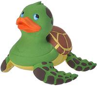 Wild Republic Rubber Duck Tortue De Mer, Canard en Caoutchouc, Jouet de Bain, Idée Cadeau pour Bébé, Canard en Plastique, Super Cadeau pour Les Enfants et Les Adultes, 10 cm