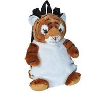 Wild Republic sac à dos tigre junior 2,7 litres peluche marron/blanc Marron G