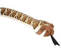 Wild Republic Snake Diamondback de l'Ouest à Grosse tête, Cuddlekins, Animal en Peluche 178 cm, Idée Cadeau de Naissance Fille ou Garçon, Jouet Écologique, Rembourré de Bouteilles Recyclées