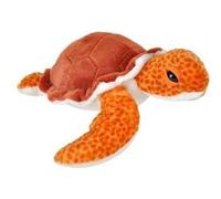 Wild Republic tortue en peluche junior 38 cm en peluche orange/blanc Orange G