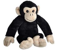 Wild Republic Wild Calls Chimpanzé, Cris Authentiques d’Animaux, Peluche Jouet, 20 cm, Cadeau de Naissance, Peluche Sonore, Rembourrage Fabriqué à Partir de Bouteilles d’Eau Recyclées