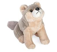 Wild Republic Wild Calls Loup, Cris Authentiques d’Animaux, Peluche Jouet, 20 cm, Cadeau de Naissance, Peluche Sonore, Rembourrage Fabriqué à Partir de Bouteilles d’Eau Recy s