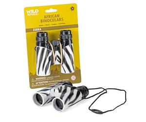 Wild République Europe 12 cm Zebra Jumelles jouet - version anglaise, Zèbre