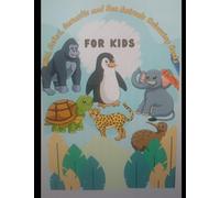 Wild, Safari, Domestic and Sea Animals Colouring Book