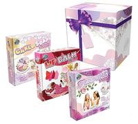 WILD! Science Lot de 3 cadeaux cosmétiques à faire soi-même pour filles - Excellent cadeau de Noël pour filles - Kit de fabrication de parfum, baume à lèvres et savon - Cadeaux idéaux pour les filles