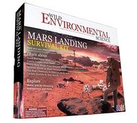 WILD! Science Mars Landing Survival Kit - Home STEM Kit - Ages 8+ - Grow Food & Build an Earth-Like Environment on Mars - Seeds Includ