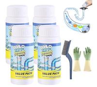 Wild Sink and Drain Cleaner, Wild Pipe Cleaner, Pipe Dredge Deodorant 110g, Powerful Sink & Drain Cleaners, for Kitchen Bathroom Toilet Shower Deodorizing and Cleaning (4pcs)