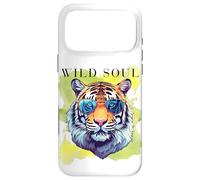 Wild Soul Aquarelle Tiger Free Spirit Tiger Lover Design Coque pour iPhone 17 Pro Max