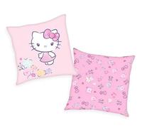 Wild South Shop Hello Kitty Coussin Douillet 40 x 40 cm, rembourré, Rose