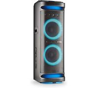 Wild Space 3 - Enceinte Portable 4000W Bluetooth 5.3,Tws,Double Subwoofer 10 "",Tweeter Horn,Lumières Led Rgb,Entrée Usb/Aux,Double Microphone,Fonction Xdrive,Télécommande,Couleur Noir
