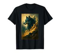 Wild Spirit : Bold Wolf & Forest Adventure T-Shirt