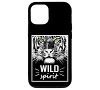 Wild Spirit Tiger Quotes Summer Illustration Graphic Design Coque pour iPhone 12/12 Pro