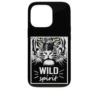 Wild Spirit Tiger Quotes Summer Illustration Graphic Design Coque pour iPhone 13 Pro