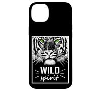 Wild Spirit Tiger Quotes Summer Illustration Graphic Design Coque pour iPhone 14 Plus