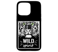 Wild Spirit Tiger Quotes Summer Illustration Graphic Design Coque pour iPhone 15 Pro Max