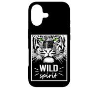 Wild Spirit Tiger Quotes Summer Illustration Graphic Design Coque pour iPhone 17