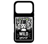 Wild Spirit Tiger Quotes Summer Illustration Graphic Design Coque pour iPhone 17 Pro